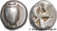 Greek Coins AEGINA - AEGINA ISLAND - AEGINA Type : Statère Date : c. 520-500 AC. Mint name / Town : Égine, Aegina Metal : silver Diameter : 19 mm Weight : 11,92 g. Rarity : R1 Obverse legend : Anépigr