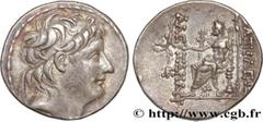 Greek Coins SYRIA - SELEUKID KINGDOM - ALEXANDER II ZEBINA Type : Tétradrachme Date : c. 128-123 AC. Mint name / Town : Antioche, Syrie Metal : silver Diameter : 27,5 mm Orientation dies : 12 h. Weigh