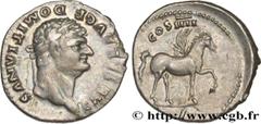 Roman coins DOMITIANUS Type : Denier Date : 76 Mint name / Town : Rome Metal : silver Millesimal fineness : 900 ‰ Diameter : 19 mm Orientation dies : 6 h. Weight : 3,50 g. Rarity : R1 Obverse legend :