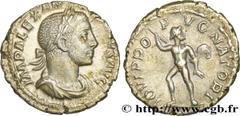 Roman coins SEVERUS ALEXANDER Type : Denier Date : 231 Mint name / Town : Rome Metal : silver Millesimal fineness : 500 ‰ Diameter : 18 mm Orientation dies : 7 h. Weight : 2,71 g. Officine : 1re Obver