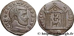 Roman coins MAXENTIUS Type : Follis ou nummus Date : 308-310 Mint name / Town : Rome Metal : copper Diameter : 25 mm Orientation dies : 6 h. Weight : 6,84 g. Officine : 4e Obverse legend : IMP C MAXEN