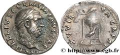 Roman coins VITELLIUS Type : Denier  Date : mai - juillet  Date : 69  Mint name / Town : Rome  Metal : silver  Millesimal fineness : 900  ‰ Diameter : 18,5  mm Orientation dies : 6  h. Weight : 3,20  