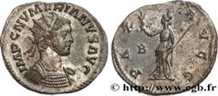 Roman coins NUMERIAN Type : Aurelianus  Date : août 283 - janvier 284  Mint name / Town : Lyon  Metal : billon  Millesimal fineness : 50  ‰ Diameter : 20,5  mm Orientation dies : 12  h. Weight : 3,92 