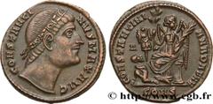 Roman coins CONSTANTINE I THE GREAT Type : Centenionalis ou nummus  Date : 328  Mint name / Town : Constantinople  Metal : copper  Diameter : 19,5  mm Orientation dies : 6  h. Weight : 2,91  g. Rarity