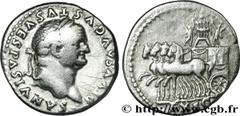 VESPASIEN(+ 24/06/79)Consécration de Titus Denier N° v31_0195    Date : 79 Nom de l'atelier : Rome Métal : argent Diamètre : 18,5mm Axe des coins : 6h. Poids : 3,19g. Degré de rareté : R2 Etat de cons
