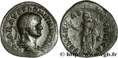 DOMITIEN(12/69-18/09/96)Titus Flavius DomitianusCésar sous Vespasien (12/69-24/06/79) Dupondius, (MB, ئ 28) N° v31_0202    Date : 73 Nom de l'atelier : Rome Métal : cuivre Diamètre : 27,5mm Axe des co
