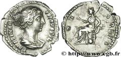 FAUSTINE JEUNE(+175)Annia Galeria FaustinaAugusta(146-175) Denier N° v31_0305    Date : 154-156 Nom de l'atelier : Rome Métal : argent Diamètre : 19mm Axe des coins : 6h. Poids : 2,84g. Degré de raret
