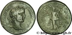 CARACALLA(27/05/196-8/04/217)Marcus Aurelius AntoninusAuguste(4/02/211-8/04/217) Médaillon ou grand bronze (GB, ئ 33) N° v31_0346    Date : 212-217 Nom de l'atelier : Pisidie, Antioche Métal : cuivre 