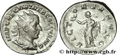 TREBONIEN GALLE(06/251-06/253)Caius Vibius Trebonianus Gallus Antoninien N° v31_0436    Date : 253 Nom de l'atelier : Rome Métal : billon Diamètre : 20,5mm Axe des coins : 6h. Poids : 3,84g. Degré de 