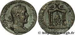 TREBONIEN GALLE(06/251-06/253)Caius Vibius Trebonianus Gallus Sesterce, (GB, ئ 29) N° v31_0441    Date : 251-253 Nom de l'atelier : Syrie, Antioche Métal : cuivre Diamètre : 28,5mm Axe des coins : 12h