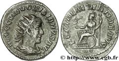 VOLUSIEN(06/251-06/253)Caius Vibius Afinius Gallus Vendumnianus VolusianusAuguste(11/251-05/253) Antoninien N° v31_0444    Date : 252-253 Nom de l'atelier : Syrie, Antioche Métal : billon Diamètre : 2
