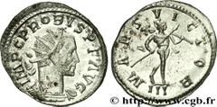 PROBUS(06-07/276-09/282)Marcus Aurelius Probus Aurelianus N° v31_0503    Date : 277 Nom de l'atelier : Gaule, Lyon Métal : billon Diamètre : 23,5mm Axe des coins : 6h. Poids : 4,05g. Etat de conservat