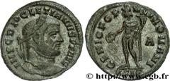 DIOCLETIEN(20/11/284-1/05/305)Caius Aurelius Valerius DiocletianusAuguste (20/11/284-1/05/305) Follis ou nummus N° v31_0552    Date : 296 Nom de l'atelier : Savie, Siscia Métal : cuivre Diamètre : 27m