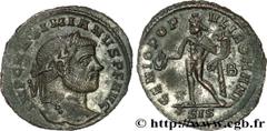 MAXIMIEN HERCULE(10/12/285-02/310)Marcus Aurelius Valerius MaximianusAuguste I (1/04/286-1/05/305) Follis ou nummus N° v31_0570    Date : 295 Nom de l'atelier : Savie, Siscia Métal : cuivre Diamètre :