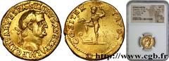 Roman coins VESPASIAN Type : Aureus Date : 69-71 Mint name / Town : Lyon Metal : gold Millesimal fineness : 1000 ‰ Diameter : 19,5 mm Orientation dies : 7 h. Weight : 7,21 g. Rarity : R2 Obverse legen