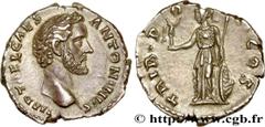 Roman coins ANTONINUS PIUS Type : Denier Date : février - juillet Date : 138 Mint name / Town : Rome Metal : silver Millesimal fineness : 900 ‰ Diameter : 18 mm Orientation dies : 6 h. Weight : 3,38 g