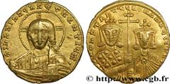 Byzantine coins CONSTANTINE VII PORPHYROGENITUS Type : Solidus Date : 945-955 Mint name / Town : Constantinople Metal : gold Diameter : 19 mm Orientation dies : 6 h. Weight : 4,30 g. Rarity : R1 Obver
