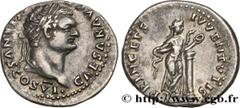 Roman coins DOMITIANUS Type : Denier Date : 79 Mint name / Town : Rome Metal : silver Millesimal fineness : 900 ‰ Diameter : 18,5 mm Orientation dies : 6 h. Weight : 3,45 g. Rarity : R1 Obverse legend