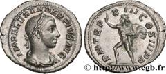 Roman coins SEVERUS ALEXANDER Type : Denier Date : 234 Mint name / Town : Rome Metal : silver Millesimal fineness : 500 ‰ Diameter : 19,5 mm Orientation dies : 12 h. Weight : 2,82 g. Rarity : R1 Offic