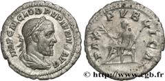 Roman coins PUPIENUS Type : Denier Date : 238 Mint name / Town : Rome Metal : silver Millesimal fineness : 500 ‰ Diameter : 20,5 mm Orientation dies : 1 h. Weight : 2,81 g. Rarity : R1 Officine : 3e O