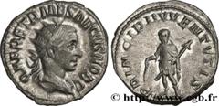 Roman coins HERENNIUS ETRUSCUS Type : Antoninien Date : 250 Mint name / Town : Rome Metal : billon Millesimal fineness : 400 ‰ Diameter : 21 mm Orientation dies : 1 h. Weight : 4,75 g. Rarity : R1 Off