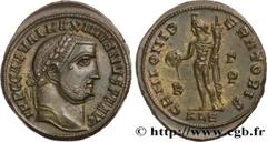 Roman coins GALERIUS Type : Follis ou nummus Date : 308-310 Mint name / Town : Alexandrie Metal : copper Diameter : 26 mm Orientation dies : 6 h. Weight : 7,95 g. Rarity : R1 Officine : 3e Obverse leg