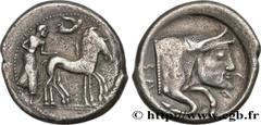 Greek Coins SICILY - GELA Type : Tétradrachme  Date : c. 480/475-475/470 AC.  Mint name / Town : Géla, Sicile  Metal : silver  Diameter : 26,5  mm Orientation dies : 12  h. Weight : 16,94  g. Rarity :