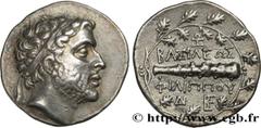 Greek Coins MACEDONIA - MACEDONIAN KINGDOM - PHILIP V Type : Didrachme  Date : c. 188/187 - 177 AC.  Mint name / Town : Pella,Macédoine  Metal : silver  Diameter : 24,00  mm Orientation dies : 12  h. 