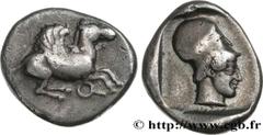 Greek Coins CORINTHIA - CORINTH Type : Statère  Date : c. 450-415 AC.  Mint name / Town : Corinthe, Corinthie  Metal : silver  Diameter : 20  mm Orientation dies : 9  h. Weight : 8,37  g. Rarity : R2 