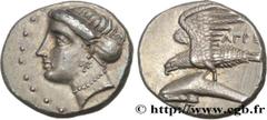 Greek Coins PAPHLAGONIA - SINOPE Type : Drachme  Date : c. 330-300 AC.  Mint name / Town : Sinope  Metal : silver  Diameter : 17  mm Orientation dies : 6  h. Weight : 4,96  g. Rarity : R1  Obverse leg