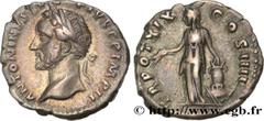 Roman coins ANTONINUS PIUS Type : Denier  Date : 155-156  Mint name / Town : Rome  Metal : silver  Millesimal fineness : 850  ‰ Diameter : 17  mm Orientation dies : 6  h. Weight : 3,47  g. Rarity : IN