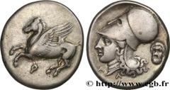 Greek Coins CORINTHIA - CORINTH Type : Statère  Date : c. 330 AC.  Mint name / Town : Corinthe, Corinthie  Metal : silver  Diameter : 23  mm Orientation dies : 12  h. Weight : 8,48  g. Rarity : R1  Ob