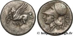 Greek Coins CORINTHIA - CORINTH Type : Statère  Date : c. 330 AC.  Mint name / Town : Corinthe, Corinthie  Metal : silver  Diameter : 21  mm Orientation dies : 12  h. Weight : 8,38  g. Rarity : R1  Ob