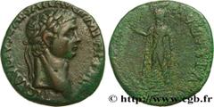 Roman coins CLAUDIUS Type : Sesterce  Date : 42-43  Mint name / Town : Rome  Metal : copper  Diameter : 33  mm Orientation dies : 6  h. Weight : 16,00  g. Obverse legend : TI CLAVDIVS CAESAR AVG P M T