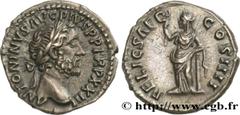 Roman coins ANTONINUS PIUS Type : Denier  Date : 160  Mint name / Town : Rome  Metal : silver  Millesimal fineness : 850  ‰ Diameter : 17,5  mm Orientation dies : 6  h. Weight : 3,52  g. Rarity : R1  
