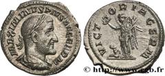 Roman coins MAXIMINUS I Type : Denier  Date : 237-238  Mint name / Town : Rome  Metal : silver  Millesimal fineness : 500  ‰ Diameter : 19  mm Orientation dies : 6  h. Weight : 3,42  g. Rarity : R1  O