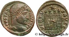 Roman coins CONSTANTINE I THE GREAT Type : Centenionalis ou nummus  Date : 328  Mint name / Town : Arles  Metal : copper  Diameter : 21  mm Orientation dies : 7  h. Weight : 3,10  g. Officine : 2e  Ob