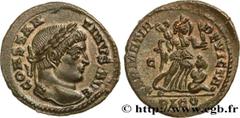 Roman coins CONSTANTINE I THE GREAT Type : Centenionalis ou nummus  Date : 323  Mint name / Town : Lyonnaise, Lyon  Metal : copper  Diameter : 19,5  mm Orientation dies : 7  h. Weight : 3,22  g. Obver