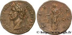Roman coins ANTONINUS PIUS Type : Sesterce  Date : 140-144  Mint name / Town : Rome  Metal : copper  Diameter : 32  mm Orientation dies : 11  h. Weight : 28,36  g. Rarity : R1  Obverse legend : ANTONI