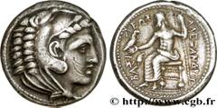 ROYAUME DE MACEDOINE - PHILIPPE III ARRHIDEE(323-316 avant J.-C.)Monnayage au nom et au type d'Alexandre III le Grand Tétradrachme N° v32_0025    Date : c. 323-320 AC. Nom de l'atelier : Macédoine, Am