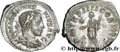 ELAGABAL(16/05/218-12/03/222)Marcus Aurelius Antoninus Denier N° v32_0320    Date : 221 Nom de l'atelier : Rome Métal : argent Diamètre : 18,5mm Axe des coins : 12h. Poids : 3,34g. Degré de rareté : R