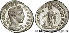 ELAGABAL(16/05/218-12/03/222)Marcus Aurelius Antoninus Denier N° v32_0321    Date : 221 Nom de l'atelier : Rome Métal : argent Diamètre : 19mm Axe des coins : 12h. Poids : 3,04g. Degré de rareté : R1 