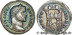 DIOCLETIEN(20/11/284-1/05/305)Caius Aurelius Valerius DiocletianusAuguste (20/11/284-1/05/305) Argenteus N° v32_0526    Date : 294 Nom de l'atelier : Rome Métal : argent Diamètre : 19mm Axe des coins 