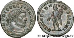DIOCLETIEN(20/11/284-1/05/305)Caius Aurelius Valerius DiocletianusAuguste (20/11/284-1/05/305) Follis ou nummus N° v32_0527    Date : 303 Nom de l'atelier : Bretagne, Londres Métal : bronze Diamètre :