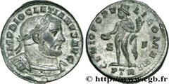 DIOCLETIEN(20/11/284-1/05/305)Caius Aurelius Valerius DiocletianusAuguste (20/11/284-1/05/305) Follis ou nummus N° v32_0531    Date : 303-305 Nom de l'atelier : Belgique, Trèves Métal : cuivre Diamètr