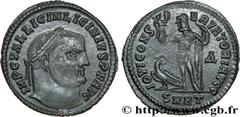 LICINIUS Ier(11/08/308-09/324)Valerius Licinianus Licinius Follis ou nummus N° v32_0576    Date : 313 Nom de l'atelier : Europe, Héraclée Métal : cuivre Diamètre : 23,5mm Axe des coins : 12h. Poids : 