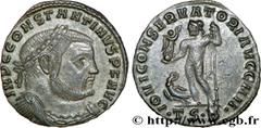 CONSTANTIN Ier LE GRAND(25/07/306-22/05/337)Flavius Valerius ConstantinusAuguste (25/12/307-22/05/337) Follis ou nummus N° v32_0596    Date : 312-313 Nom de l'atelier : Macédoine, Thessalonique Métal 