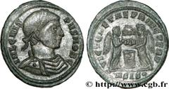 CRISPUS(1/04/317-09/326)Flavius Julius CrispusCésar(317-326) Centenionalis ou nummus N° v32_0642    Date : 319 Nom de l'atelier : Savie, Siscia Métal : cuivre Diamètre : 21mm Axe des coins : 6h. Poids