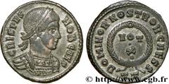 CRISPUS(1/04/317-09/326)Flavius Julius CrispusCésar(317-326) Centenionalis ou nummus N° v32_0647    Date : 321-322 Nom de l'atelier : Emilie, Ticinum Métal : cuivre Diamètre : 19mm Axe des coins : 6h.