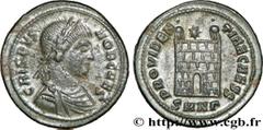 CRISPUS(1/04/317-09/326)Flavius Julius CrispusCésar(317-326) Centenionalis ou nummus N° v32_0654    Date : 325-326 Nom de l'atelier : Europe, Héraclée Métal : cuivre Diamètre : 20,5mm Axe des coins : 